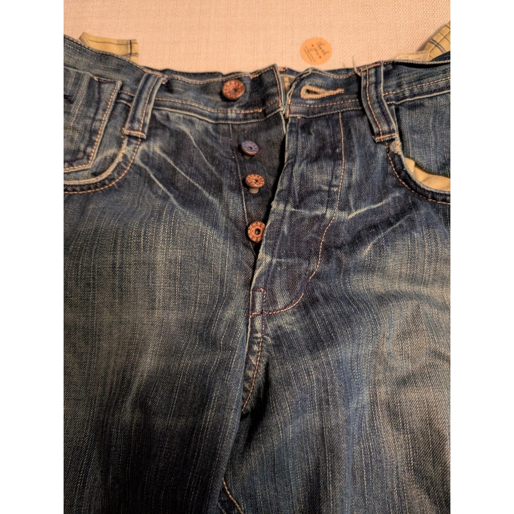 H&M Relaxed Regular Fit Button Down Standard Men's Jeans 30x32 90's Theme